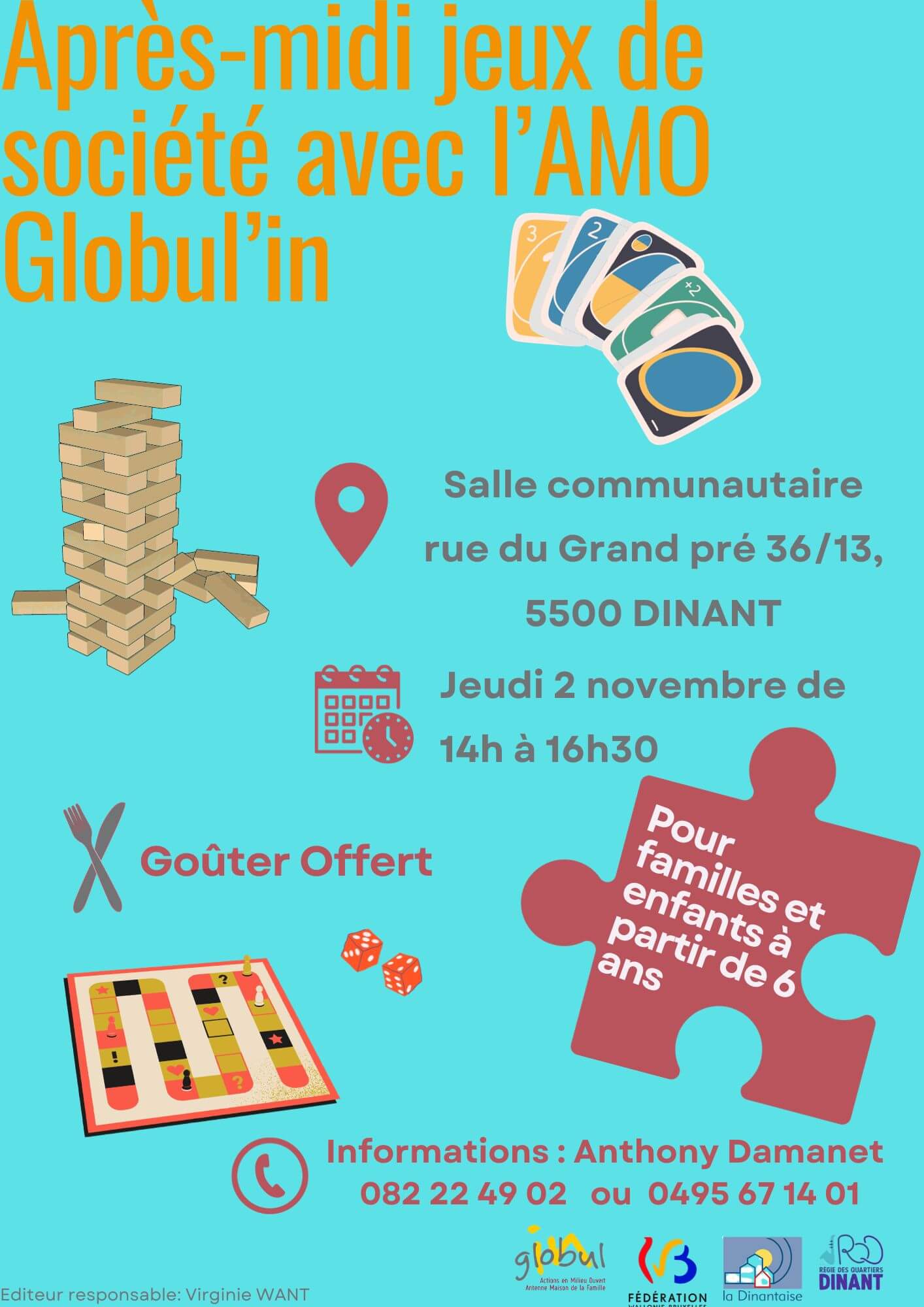 Après-midi jeux de sociétés